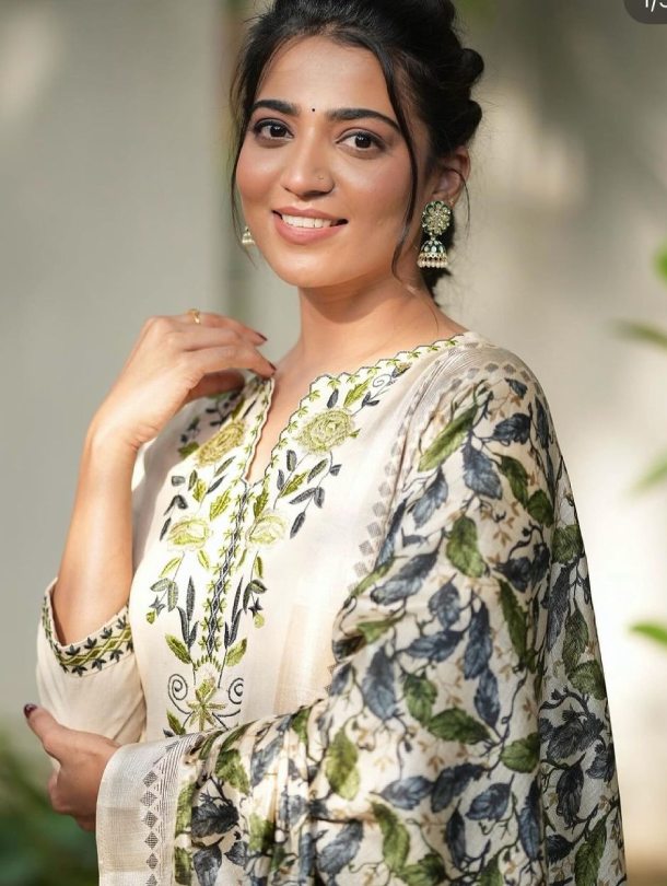 Cotton Floral Kurta Set with Dupatta